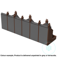 Gc010E – 6X Low Relief Terrace House Pack Tt120/3Mm Scale Tt Building