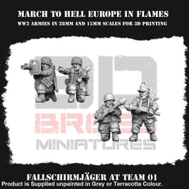 German Army (Fallschirmjäger) At Team 01 Figure