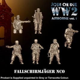 German Fallschirmjager Paratroopers NCO 28mm 1:56 Figure
