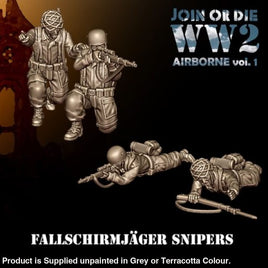 German Fallschirmjager Paratroopers Snipers 28mm 1:56 Figure