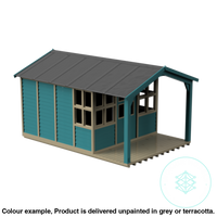 Gm000A – Cabin/Garden Shed Tt120/3Mm Scale Tt Building