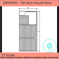 Gm004A – Terrace House Tt120/Mm Scale Tt Building