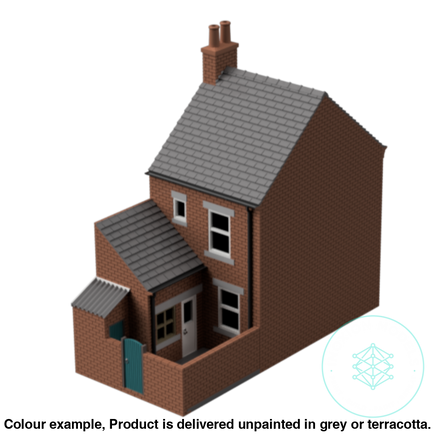 Gm004B – Terrace House Tt120/3Mm Scale Tt Building