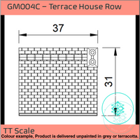 Gm004C – Low Relief Terrace House Tt120/3Mm Scale Tt Building