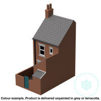 Gm004E – Low Relief Terrace House Tt120/3Mm Scale Tt Building