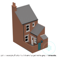 Gm004E – Low Relief Terrace House Tt120/3Mm Scale Tt Building
