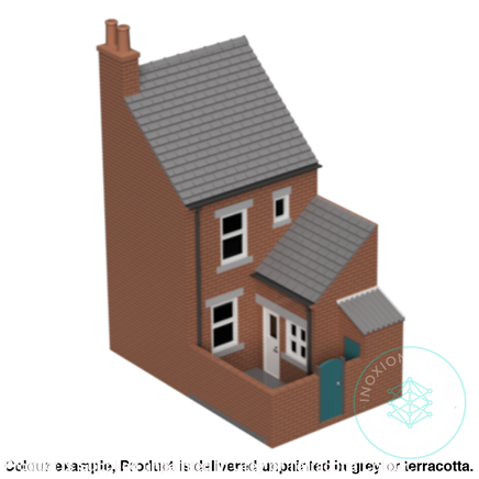 Gm004E – Low Relief Terrace House Tt120/3Mm Scale Tt Building