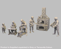 GM008 Medieval Village Scenes - Potters Medieval Figure