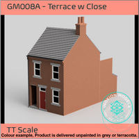 Gm008A – Terrace House W Close Tt120/3Mm Scale Tt Building