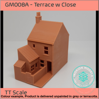 Gm008A – Terrace House W Close Tt120/3Mm Scale Tt Building