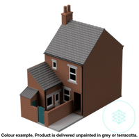 Gm008A – Terrace House W Close Tt120/3Mm Scale Tt Building