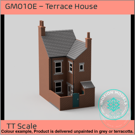 Gm010E – Low Relief Terrace House Tt120/3Mm Scale Tt Building