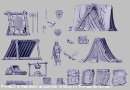 GM026 Medieval Village Scenes - Village Camp Medieval Figure