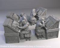 GM030 Medieval Village Scenes - Village Monks Medieval Figure