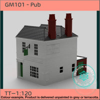 Gm101 – Pub/Hotel Tt120/3M Scale Tt Building