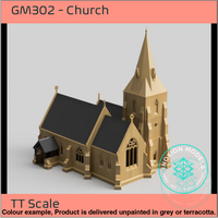 Gm302 – Church Tt120/3Mm Scale Tt Building