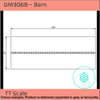 Gm306B – Barn Tt120/3Mm Scale Tt Building