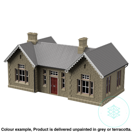 Gm805A – Lms Station Building Tt120/3Mm Scale Tt