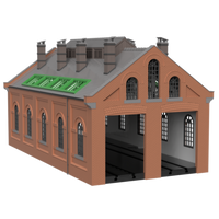 GM806B – LNER Engine Shed TT120/3mm Scale TT Scale Building