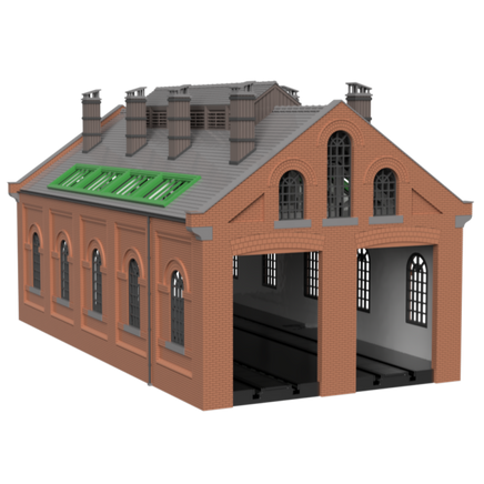 GM806B – LNER Engine Shed TT120/3mm Scale TT Scale Building