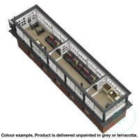 Gm809A – Lms Signal Box Tt120/3Mm Scale Tt Building