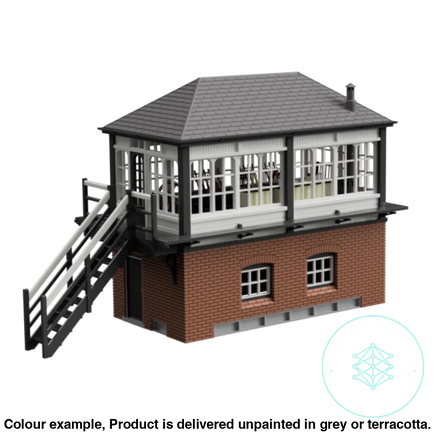 Gm809B – Lms Signal Box Tt120/3Mm Scale Tt Building