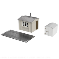 GM813E – GWR Weighbridge & Lamp Hut TT120/3mm Scale TT Scale Building