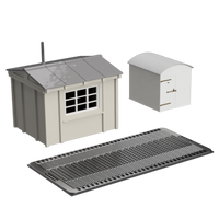 GM813E – GWR Weighbridge & Lamp Hut TT120/3mm Scale TT Scale Building