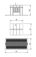 GM813E – GWR Weighbridge & Lamp Hut TT120/3mm Scale TT Scale Building