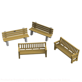 Go103A – Park Benches Tt120/3Mm Scale Tt Accessory