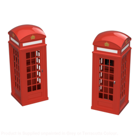 Go106A - Phone Boxes Tt120/3Mm Scale Tt Accessory