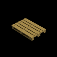 Go200A – 10X Euro Pallets Tt120/3Mm Scale Tt Accessory