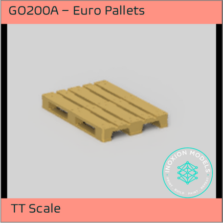 Go200A – 10X Euro Pallets Tt120/3Mm Scale Tt Accessory