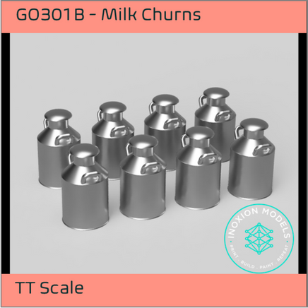 Go301B – Small Milk Churns Tt120/3Mm Scale Tt Accessory