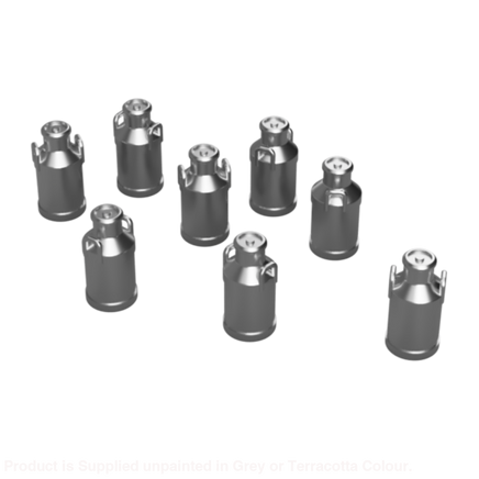Go301C – Medium Milk Churns Tt120/3Mm Scale Tt Accessory
