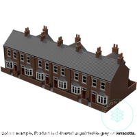 Hc010A – 6X Terrace House Pack N Scale Building
