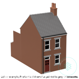 Hm004A – Terraced House N Scale Building