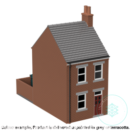 Hm004B – Terraced House N Scale Building
