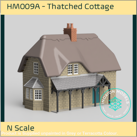HM009A – Thatched Cottage N Scale N Scale Building