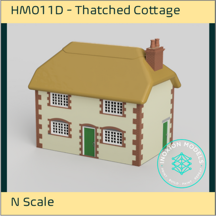 HM011D – Thatched Cottage N Scale N Scale Building