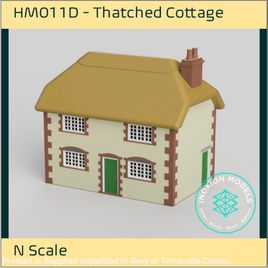 HM011D – Thatched Cottage N Scale N Scale Building