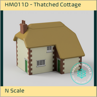 HM011D – Thatched Cottage N Scale N Scale Building