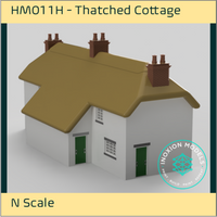 HM011H – Thatched Cottage N Scale N Scale Building