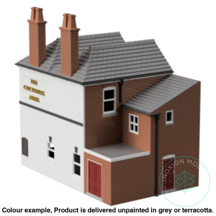 Hm101 – Pub/Hotel N Scale Building