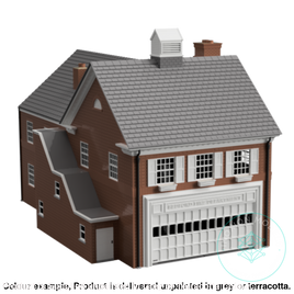 Hm304 – Fire Station N Scale Building