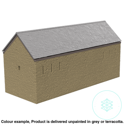 Hm306B – Barn N Scale Building