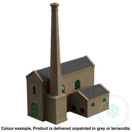 Hm501 – Steam Pump House N Scale Building