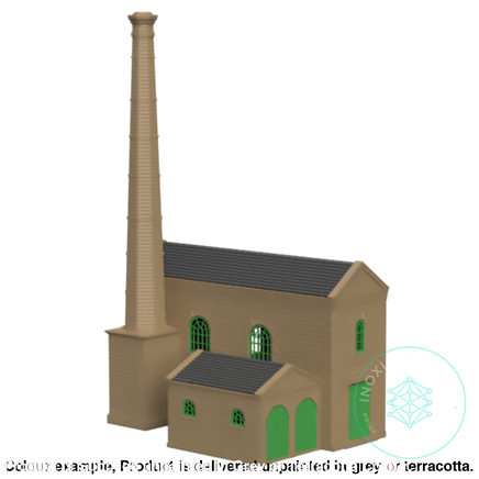 Hm501 – Steam Pump House N Scale Building