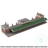 Hm800B – Station Building Platform 1 N Scale