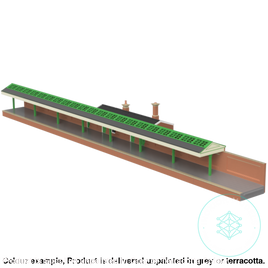 Hm800C – Station Building Platform 2 N Scale